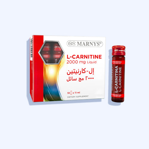 مارنيز إل-كارنتين 2000 مجم 10 امبولات * 11 مل شراب بالفم