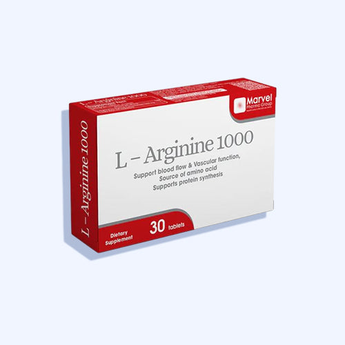 إل أرجينين 1000ملغ مكمل غذائي 30 قرص