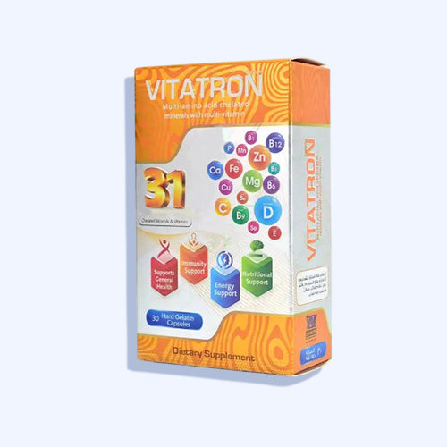 فيتاترون مكمل غذائي مالتي فيتامين 30 كبسولة جيلاتينية صلبة