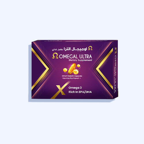 اوميجال الترا لدعم صحة الدماغ والقلب 30 كبسولة