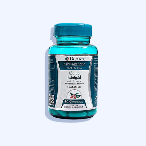 دوزوفا أشواجندا مكمل غذائي مضاد للأكسدة 60 كبسولة جيلاتينه صلبه