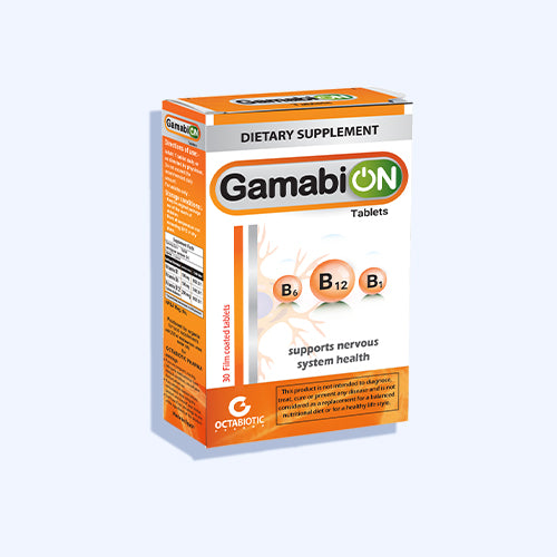 جامابيون مكمل غذائي لدعم الاعصاب 30 قر ص مغلف