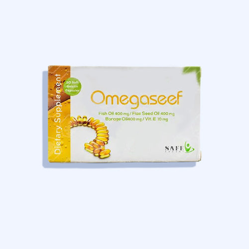 اوميجاسيف مكمل غذائي لدعم صحة القلب 30 كبسولة