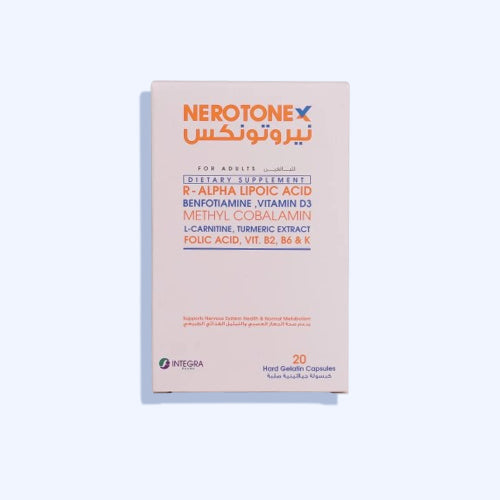 نيروتونكس مكمل غذائي لدعم الجهاز العصبي 20 كبسولة جيلاتينية صلبة