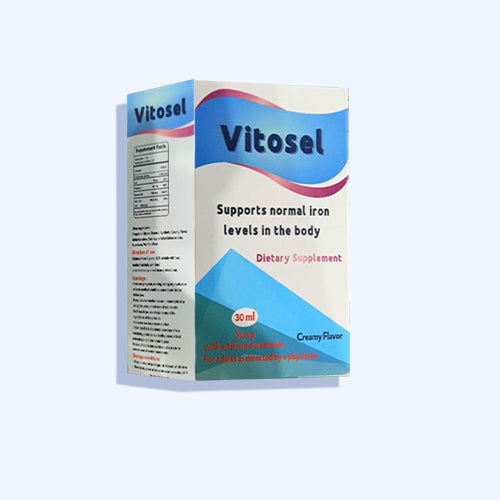 فيتوسيل مكمل غذائي شراب يدعم مستويات الحديد الطبيعية فى الجسم 120 مل