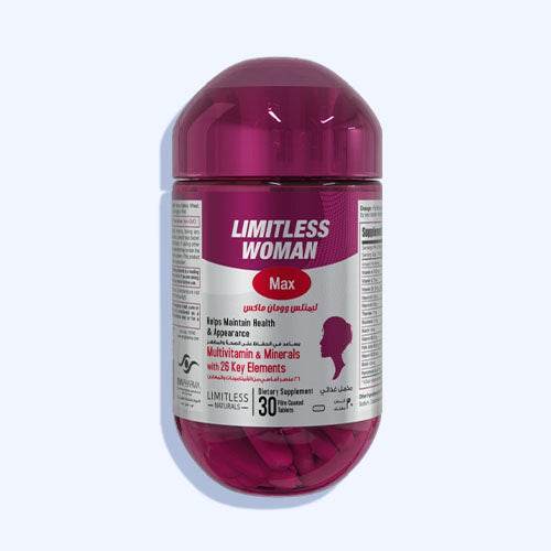 ليمتلس وومان ماكس مكمل غذائي 30 قرص - Nabda Egypt
